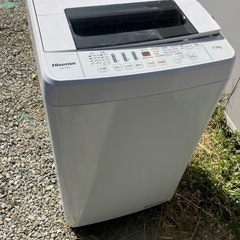 ハイセンス洗濯機hw-t45c 2020年製