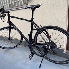 【明日まで】自転車 クロスバイク　RAIL700 黒