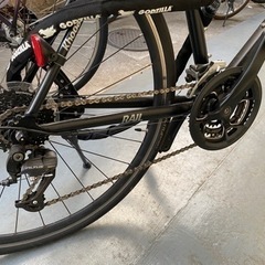 明日まで】自転車 クロスバイク RAIL700 黒