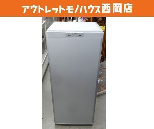 西岡店 2019年製 冷凍庫 121L 1ドア 三菱 MF-U12D-S 冷凍ストッカー 100Lクラス