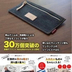 岡山デニムの財布  