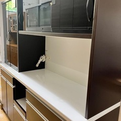 ⭐️人気⭐️ 松田家具 2面レンジボード オシャレデザイン♪ No.130