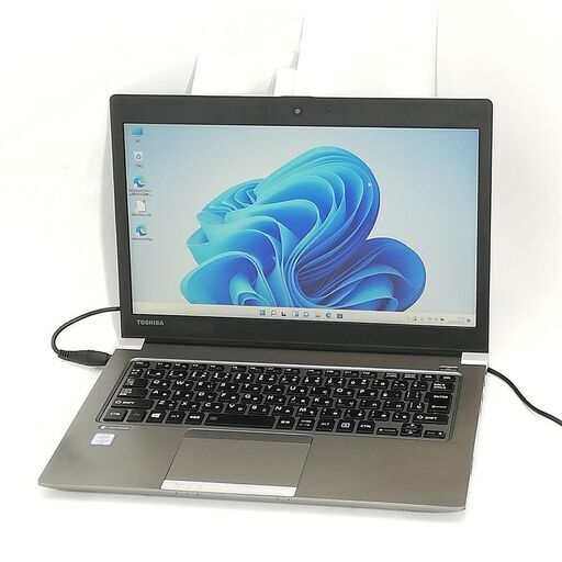 送料無料 高速SSD 13.3型ワイド ノートパソコン 東芝 R63/M 中古良品 第7世代 i5 8GB 無線 Wi-Fi Bluetooth Webカメラ Windows11 Office済