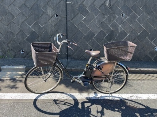 電動自転車 16Ah リアカゴ付き