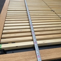 ★美品★ダブルベッド　無印　スノコ使用