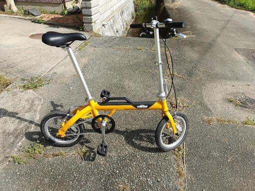 あさひで買った折り畳み式自転車 美品 あさひ70周年記念「MIYATA FLYER 