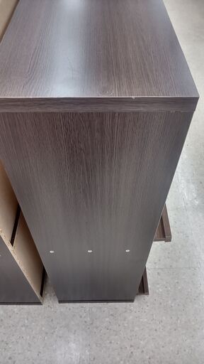 ★ジモティ割あり★  ディスプレイラック 茶 H92×D28.5×W92 クリーニング済み TJ2205 ☆ジモティ割あり☆ ディスプレイラック 茶 H92×D28.5×W92