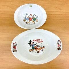 ■日本製 メラミン食器 ディズニーミッキーマウス＆プルート カレ...