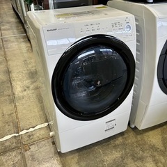SHARP 2021年製ドラム式洗濯機 マンションサイズ  7/3.5