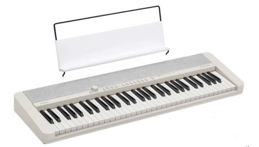 【新品同様】電子キーボード ピアノ CASIO CT-S1 WE ホワイト