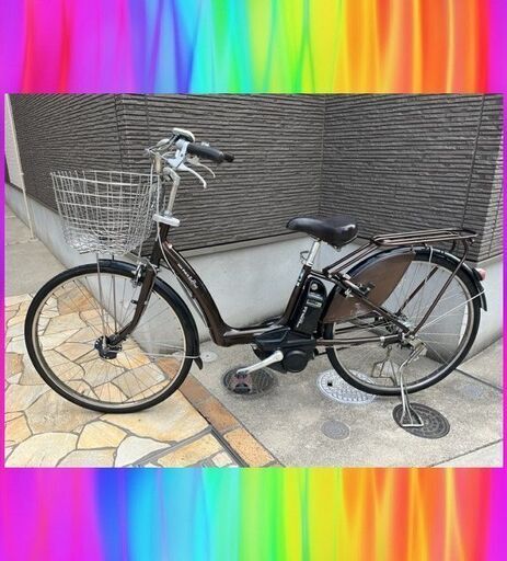 特②ヤマハ　パスラフィーニ　6Ah 新基準　電動自転車　子供乗せ　3人乗り　電動アシスト自転車　10062