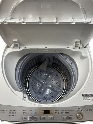 【REGASTOCK江東店】SHARP シャープ 全自動洗濯機 ES-GE6C 2019年製 6㎏ 縦型