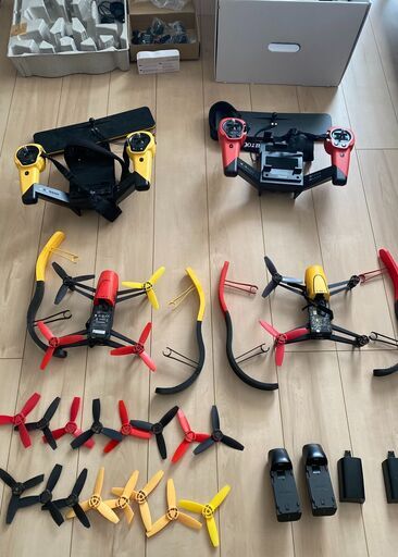 Parrot BEBOP ドローン＆スカイコントローラー　２セット