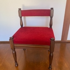 【今だけ！半額以下】ビンテージ 赤い椅子 レトロ