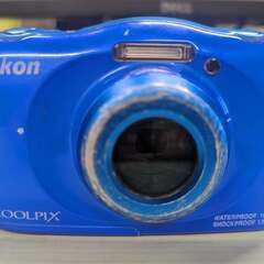 【ネット決済・配送可】【中古品】NikonCoolPIX　ブルー