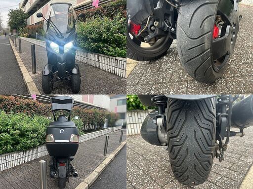 ADIVA アディバ AD tre200 下取り現状格安出品 側車付軽二輪登録 走行3.4