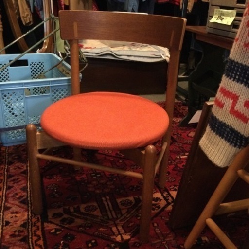 山口木材工芸の椅子　【F00143】