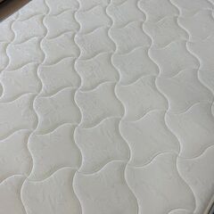 クイーンベッド　ブラック　マットレス付き