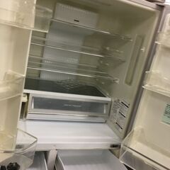 a)パナソニック ノンフロン冷凍冷蔵庫 NR-FVM471S-N 470L 2016年製 幅