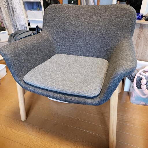 IKEAヴェードボー グレー 一人用ソファ VEDBO ヴェードボー パーソナルチェア, グンナレド ダークグレー - IKEA