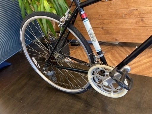 前後タイヤ・チューブ新品！】2×7速 700×28cヴィンテージ風クロス