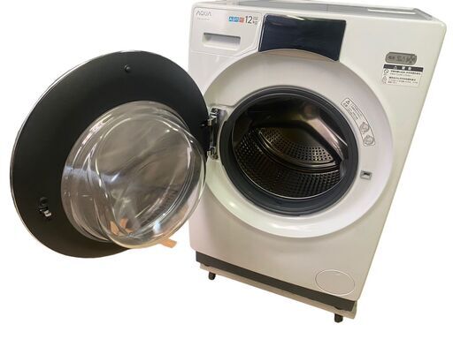 AQUA アクア ドラム式洗濯機 AQW-DX12N 2022年製 12.0kg 動作確認済　美品　直接引取大歓迎‼　地域限定有料配送サービスあり‼