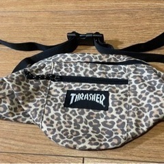 THRASHER  スラッシャー  レオパード柄　ウエストポーチ...