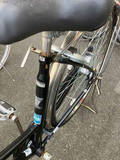 27インチ自転車 ママチャリ カゴ付き No.539○ ※現金、クレジット