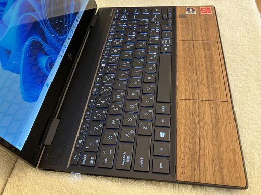 最新 Win11 搭載済 可愛い木目が特徴のノートPC hp ENVY X360 箱付