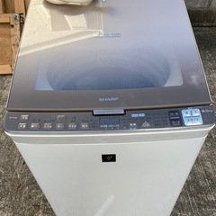 SHARP 9.0kg洗濯機 ES-PX9B-N 2017年製●...