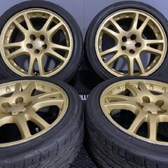 No.816 スバル GDBインプレッサ 純正ホイール 17インチ 17×7.5JJ 5穴
