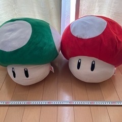 スーパーキノコ　1UPキノコぬいぐるみ　マリオ