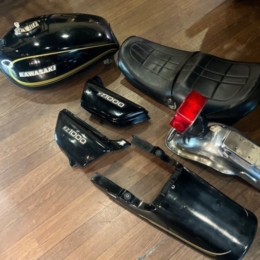 激渋 カワサキ 当時物 KZ1000A 外装一式 リンカーンブラック エボニー