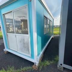 ユニットハウス 海の家仕様！ プレハブ コンテナ 事務所 バイクガレージ