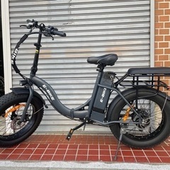 フル電動自転車ファットバイク２０インチ-福岡