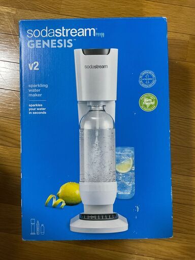 【未使用品】炭酸水メーカー「ソーダストリーム Genesis v2 スターターキット」【川崎市川崎区現地渡し（～10/10迄）】