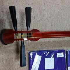 新品同様 津軽三味線 太棹 東さわり付 正寸 購入後すぐに演奏できる