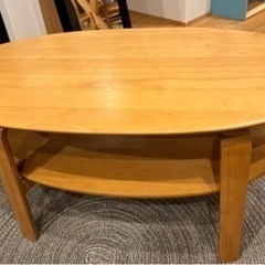 (お話中)木製　テーブル　2段　値下げしました！1500円！