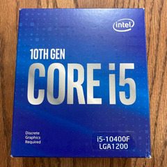 Core i5 10400Fリテールクーラーのみ