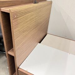  13771  NITORI 引き出し付き　シングルベッドフレーム　KAITO   ◆大阪市内・東大阪市他 5,000円以上ご購入で無料配達いたします！◆ ※京都・高槻・枚方方面◆神戸・西宮・尼崎方面◆奈良方面、大阪南部方面　それぞれ条件付き無料配送あり！            