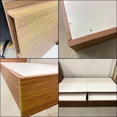  13771  NITORI 引き出し付き　シングルベッドフレーム　KAITO   ◆大阪市内・東大阪市他 5,000円以上ご購入で無料配達いたします！◆ ※京都・高槻・枚方方面◆神戸・西宮・尼崎方面◆奈良方面、大阪南部方面　それぞれ条件付き無料配送あり！            