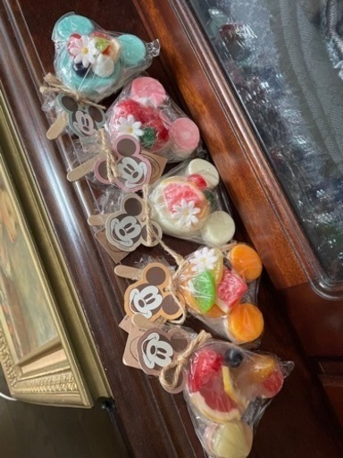 ディズニー　キャンディソープ　石鹸　フルーツ