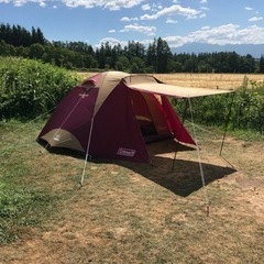【引渡し者決定】価格応談【使用5回美品】　コールマン タフドーム/3025 バーガンディ