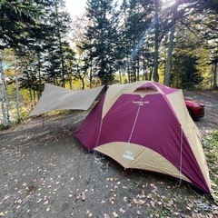 【引渡し者決定】価格応談【使用5回美品】　コールマン タフドーム/3025 バーガンディ
