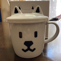 SoftBank お父さん犬フタ付きマグカップ