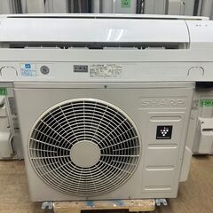 K04567　シャープ　2019年製　中古エアコン　主に6畳用　冷房能力　2.2KW ／ 暖房能力　2.5KW