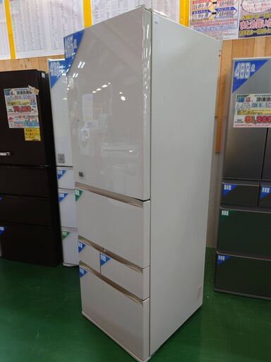 【愛品倶楽部柏店】東芝　2018年製　465L 5ドア冷凍冷蔵庫　GR-M470GW