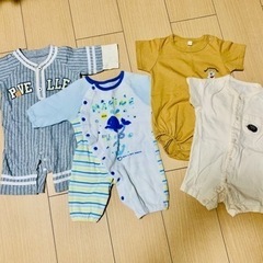 無料 ベビー服 男の子着用 約70サイズ