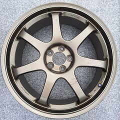 アルミホイール 18インチ PCD100 5穴 2本セット市内無料配送します！