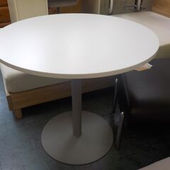 ID151789　丸テーブル（白）